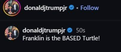 Donald J Trump Jr Comment